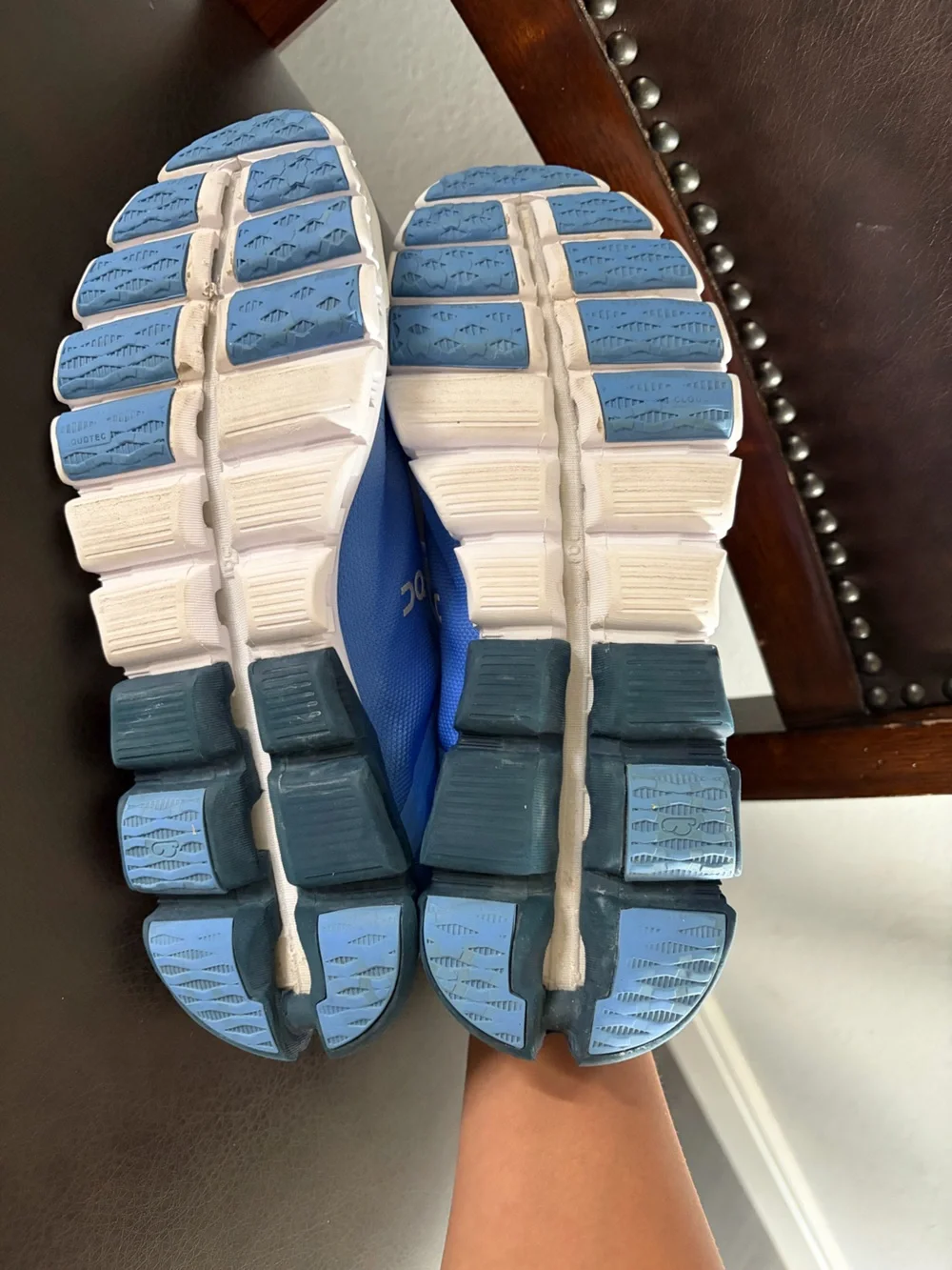 On Running Women's Gradient Blue to White On Cloud Sneakers